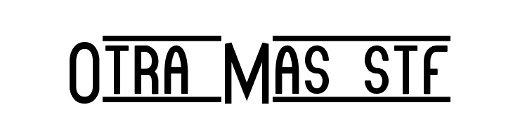Otra Mas stf  Free Fonts Download