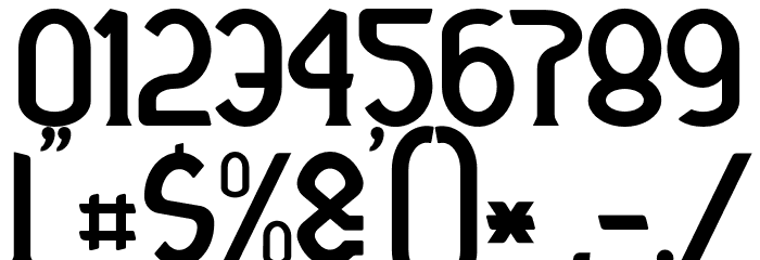 Otrebla Font OTHER CHARS