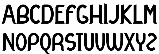 Otrebla 字体 大写