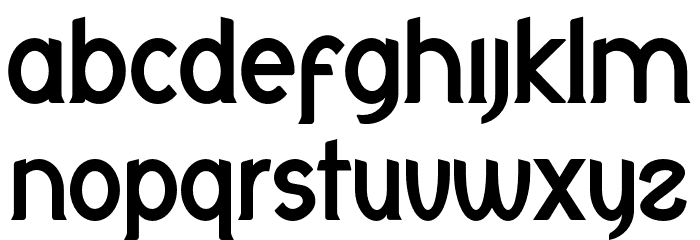 Otrebla Font LOWERCASE