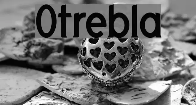 Otrebla Font examples