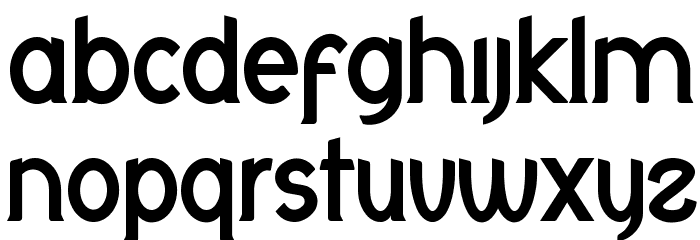 Otrebla Font LOWERCASE