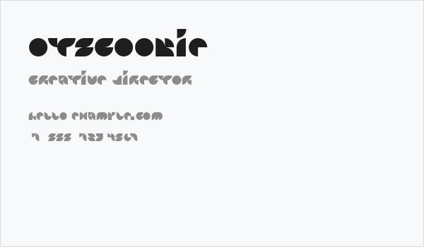 Otscookie Business Card