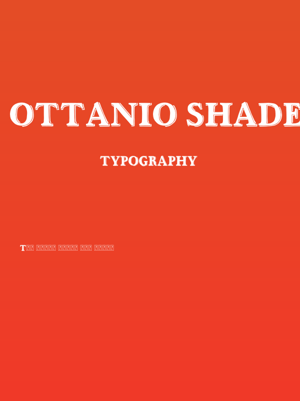 Ottanio Shaded DEMO Poster