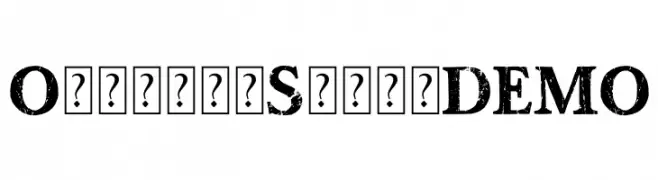 Ottanio Stamp DEMO  Frei Schriftart Herunterladen