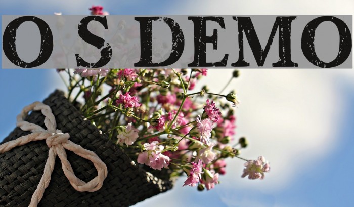 Ottanio Stamp DEMO Font examples