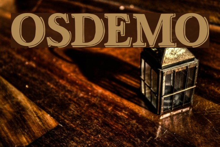 OttanioShadedDEMO Font examples
