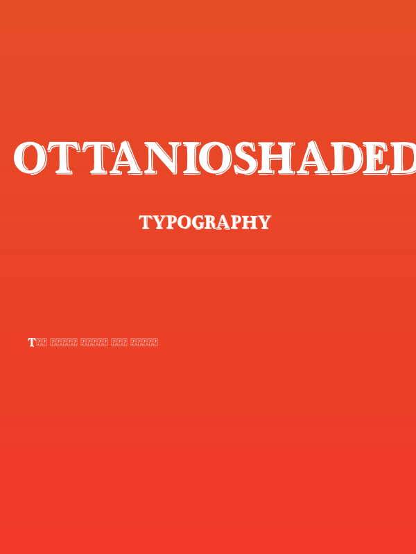 OttanioShadedDEMO Poster