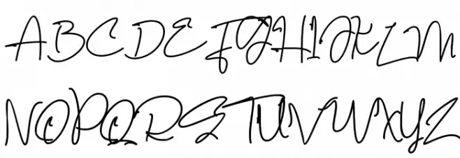 Ottbelix Schriftart Groß
