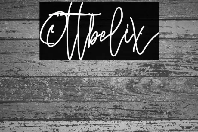 Ottbelix Font examples