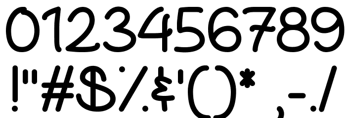 Otterly Adorable Font OTHER CHARS