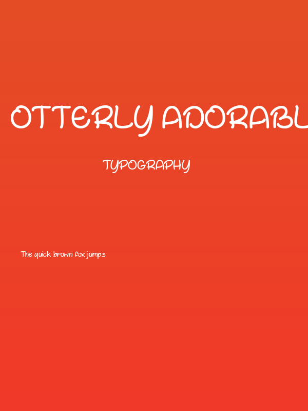 Otterly Adorable Poster