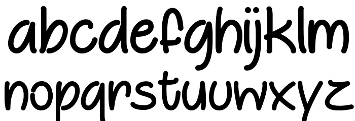 Otterly Adorable Font LOWERCASE