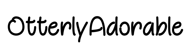 OtterlyAdorable  لخطوط تنزيل
