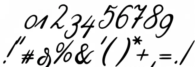 OttilieU1AY Font OTHER CHARS