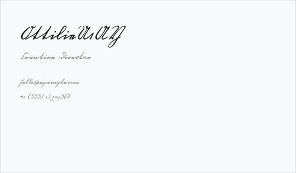 OttilieU1AY Business Card