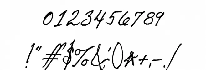 Otto Font OTHER CHARS