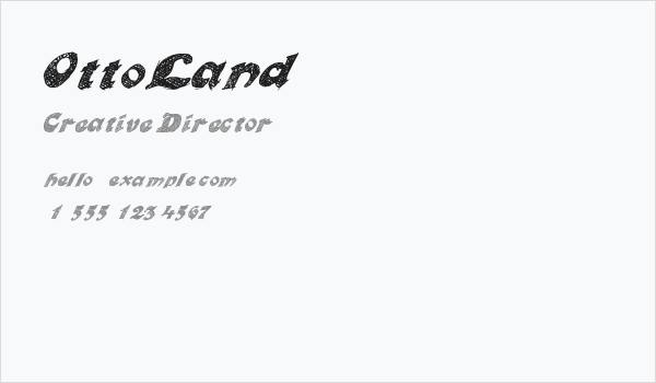 OttoLand Business Card