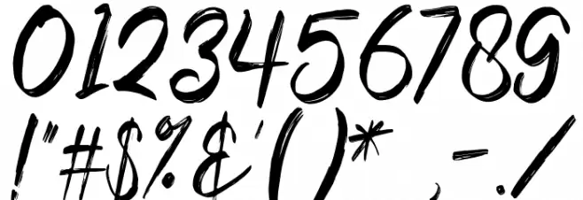 Ottodidact Font OTHER CHARS