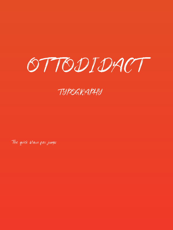 Ottodidact Poster