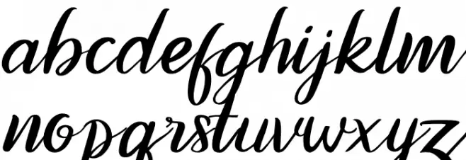 Ottoma Font LOWERCASE