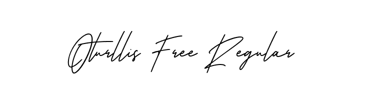 Oturllis Free Regular  Free Fonts Download