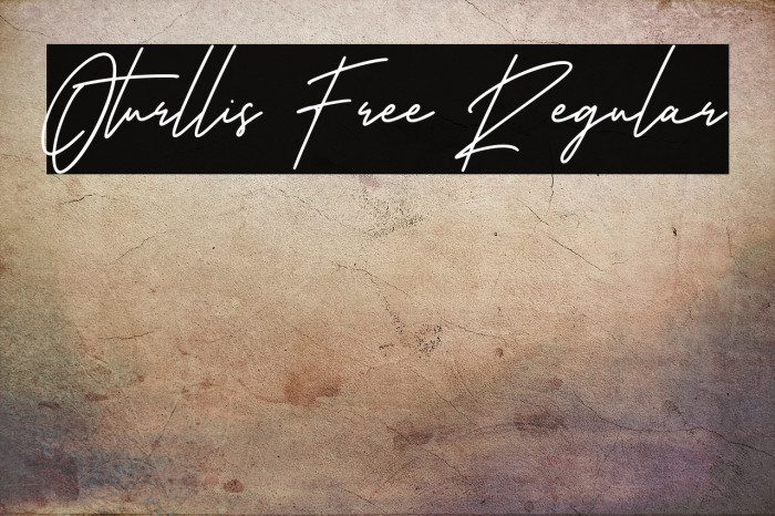 Oturllis Free Regular Example 2