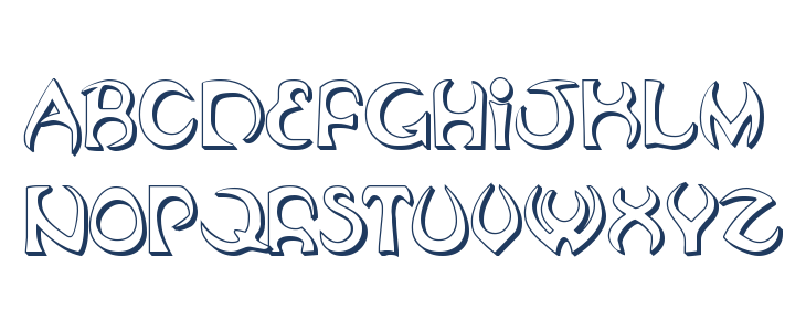 Oubliette 3D Lowercase