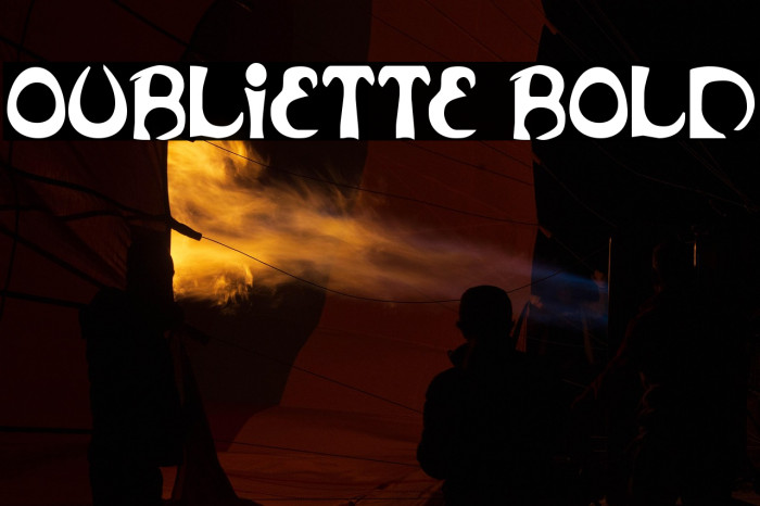 Oubliette Bold Example 2