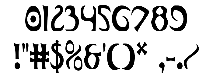 Oubliette Condensed Font OTHER CHARS