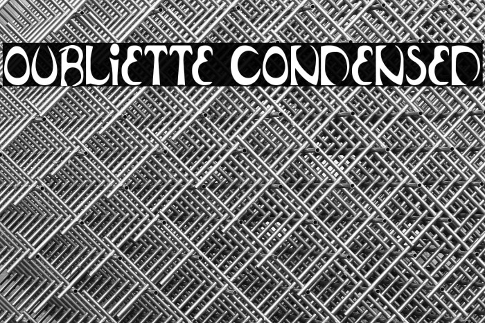 Oubliette Condensed Example 2
