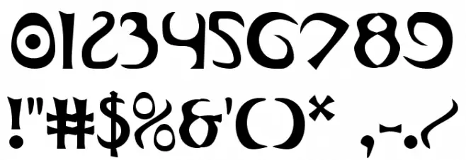Oubliette Font OTHER CHARS