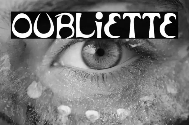 Oubliette Font examples