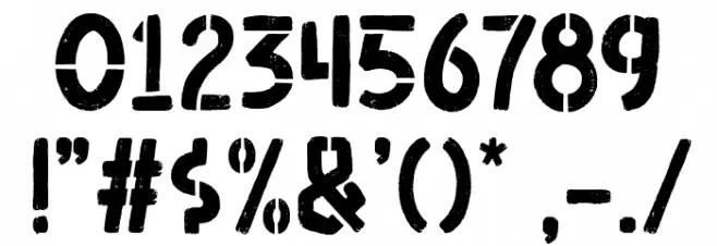 Ouders Font OTHER CHARS