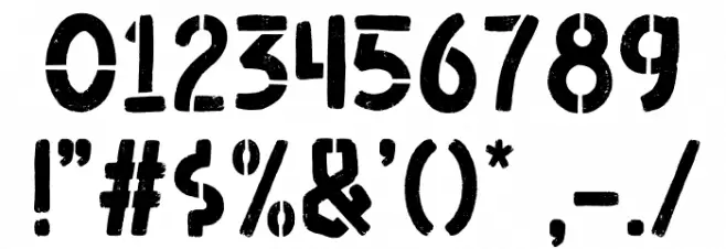 Ouders Font OTHER CHARS