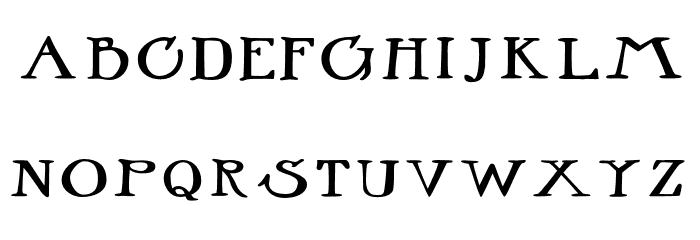 Ouei Normal Schriftart Kleinbuchstaben