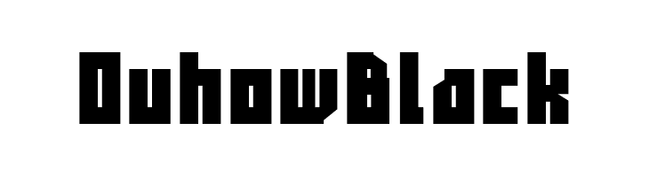 Ouhow Black  Descarca Fonturi Gratis