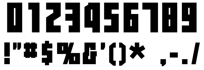 Ouhow Black Шрифта ДРУГИЕ символов