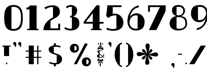 Ouijadork Font OTHER CHARS