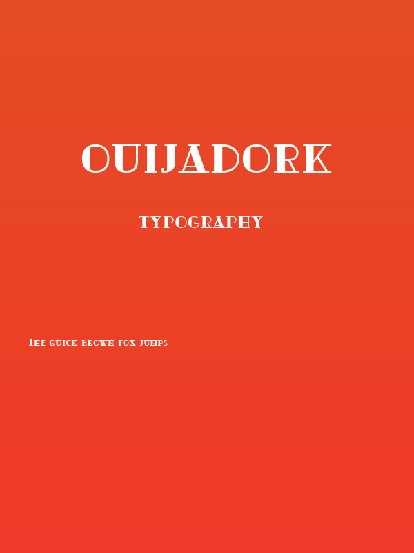 Ouijadork Poster