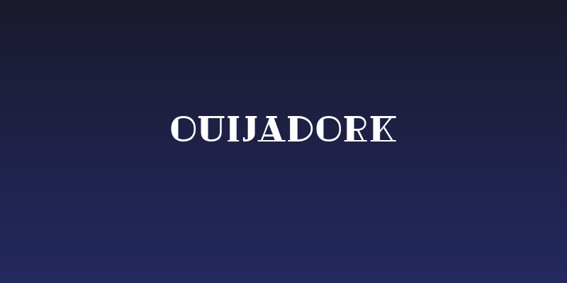 Ouijadork Social Header