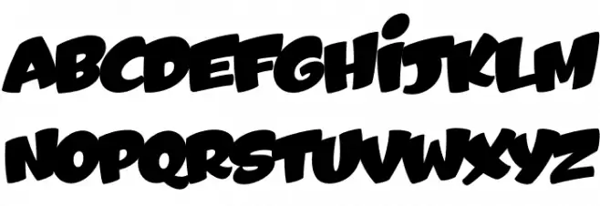 Oups-Clean Font UPPERCASE