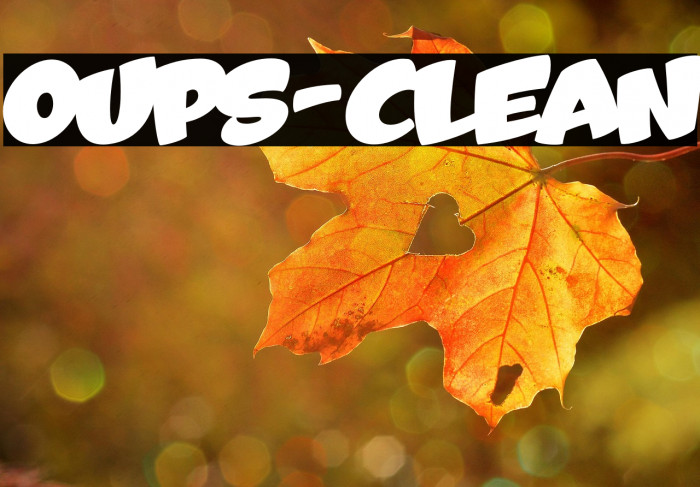 Oups-Clean Example 3