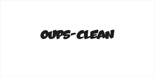 Oups-Clean Logo