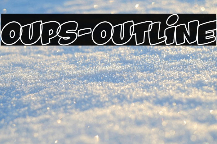 Oups-Outline Example 1