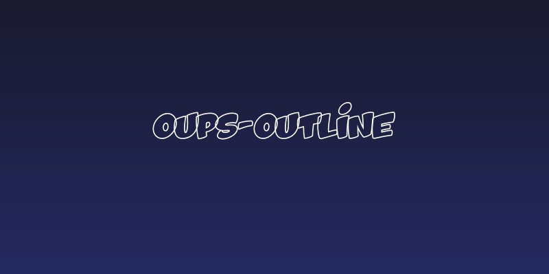 Oups-Outline Social Header