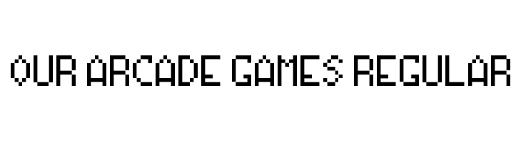 Our Arcade Games Regular  Frei Schriftart Herunterladen