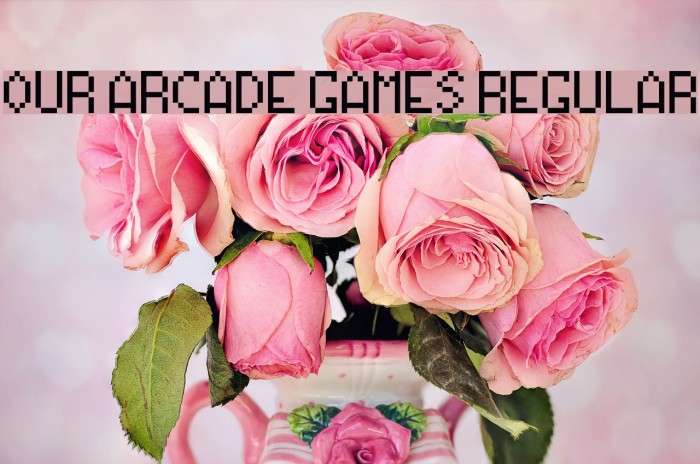 Our Arcade Games Regular Font examples