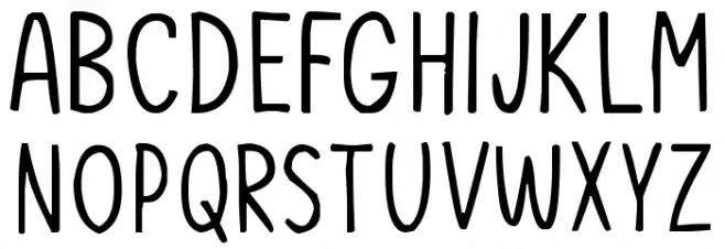 Our Daydream Schriftart Groß