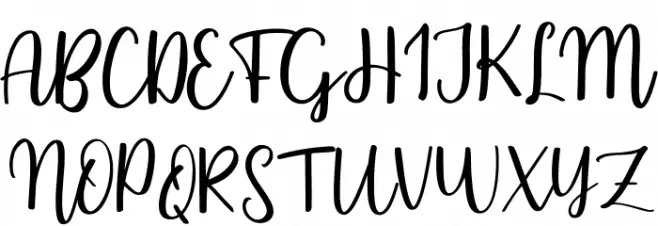 Our Farmhouse Schriftart Groß